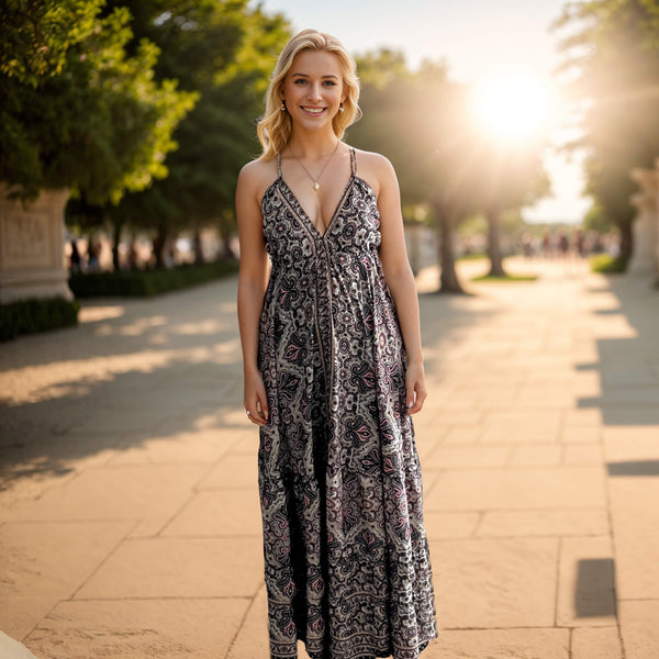 Vestido Boho Largo